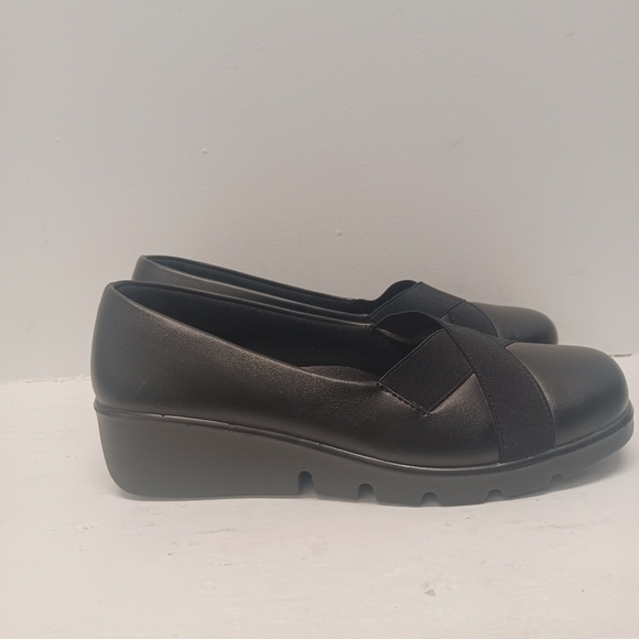 SL Design Women's Shoes Comfort Criss Cross Elastic Design Size 38 - Picture 3 of 8